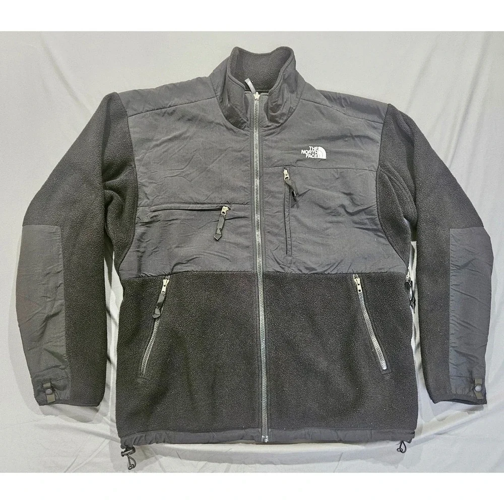 The North Face Denali Fleece Jacket Mens XL Black Full Zip Outdoor